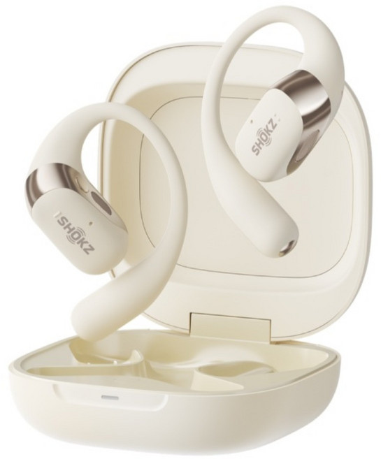 SHOKZ OPENFIT 2+ 開放式藍牙耳機, 雲白色, T921