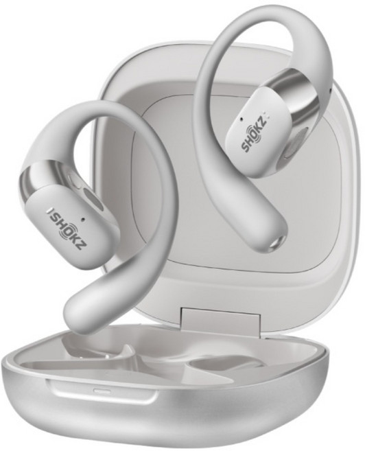 SHOKZ OPENFIT 2+ 開放式藍牙耳機, 月銀色, T921