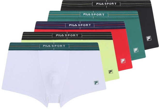 휠라 남성용 영테니스 드로즈 5종 세트 FI4DRH1411M