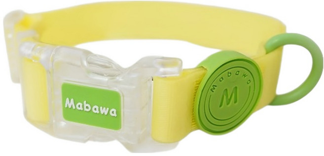 리치독스 반려동물 워터프리 방수 목줄, 버터 옐로우, 1개