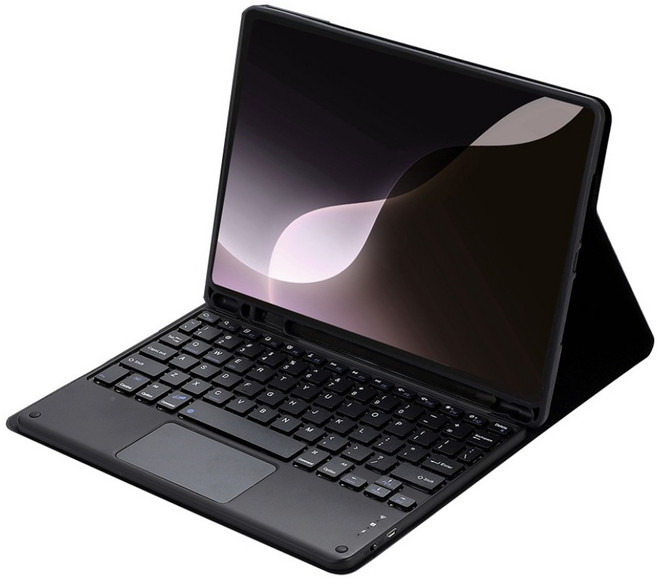 DTAudio 磁吸式藍牙鍵盤保護套 iPad 10th專用, 黑色, 1個, BKP-11S1-K