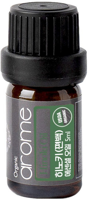 퓨어스 히노키 에센셜 오일, 1개, 5ml