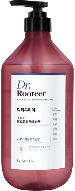 닥터루티어 맥주효모 탈모증상완화 샴푸 자스민향, 1L, 1개