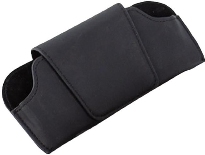 리버폭스 썬바이저 썬글라스 가죽케이스 BY-1555, 블랙, 1개