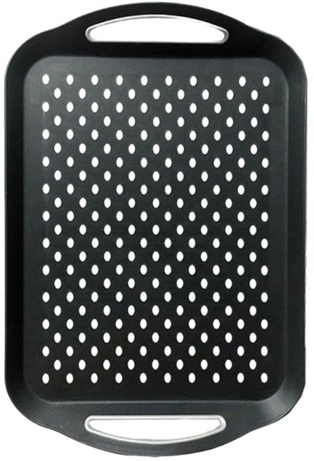 쿠쏘 미끄럼방지 양손잡이 트레이, 블랙, 1개