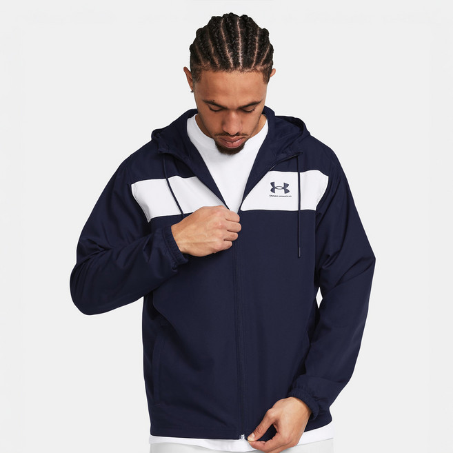 언더아머 남성용 UA 스포츠스타일 윈드브레이커 재킷 1361621
