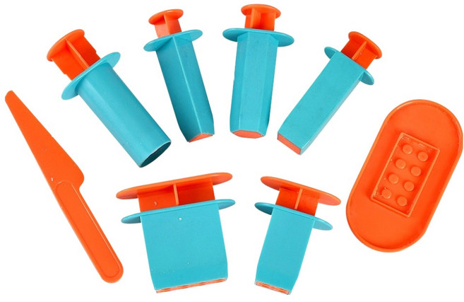 캐스비 네이처 벽돌찍기틀 모래놀이 세트 177g