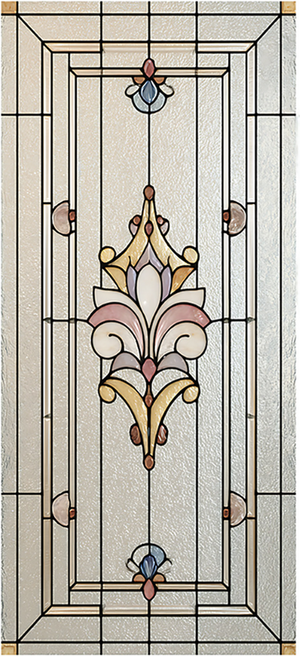 던전스트디오 빈티지 스테인드글라스 클래식 엔틱 무점착 사생활 보호 창문 시트지, 6