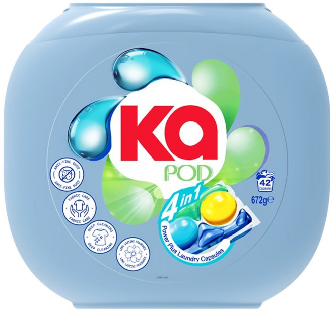 카포드 듀얼코어 4in1 파워플러스 캡슐세탁세제, 1개, 42개입