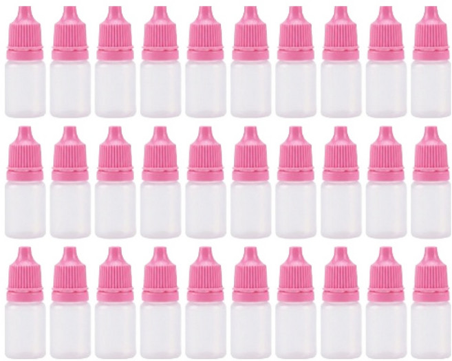 언더보스 일회용 말랑이 공병 10ml, 핑크, 30개