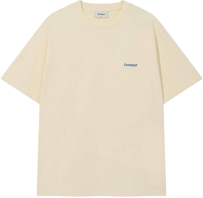 커버낫 남성용 스몰 로고 면 티셔츠
