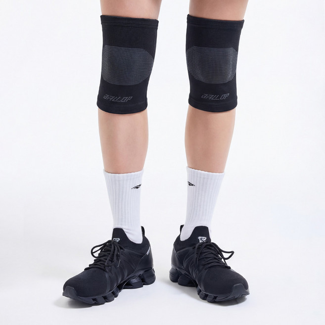 밸롭 니슬리브 무릎보호대 BD1SEQM004, 블랙, 1개