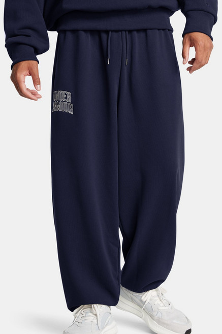 UNDER ARMOUR 安德瑪 男款 UA Icon 重磅毛圈布寬鬆長褲 1386551-410