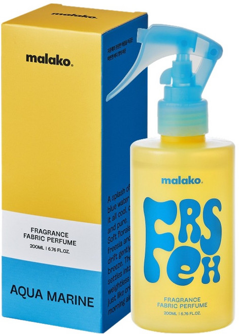 말라코 오 프레쉬 섬유 향수, 1개, 200ml, 아쿠아 마린