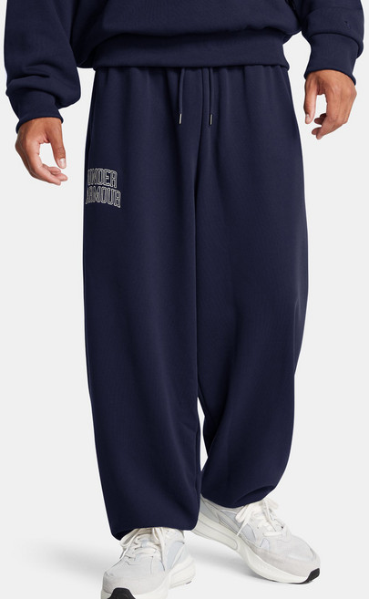 UNDER ARMOUR 安德瑪 男款 UA Icon 重磅毛圈布寬鬆長褲 1386551