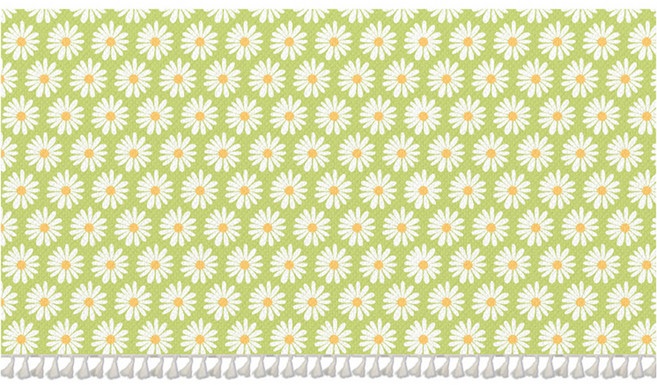 아티홈 데이지패턴 벨크로 캐비닛 커튼