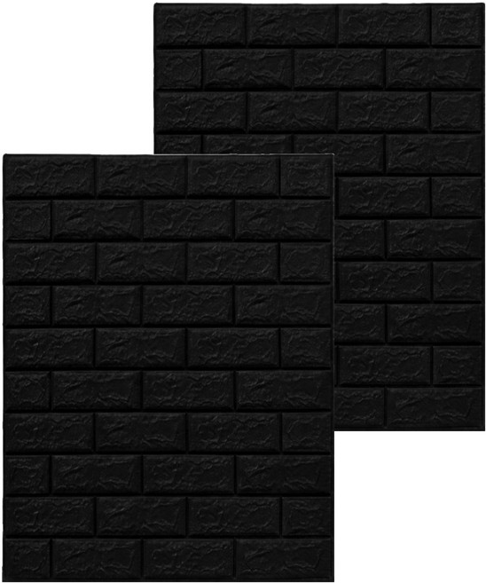 엑스터 입체 폼 3D 벽돌 타일 스티커 2p, Type 3