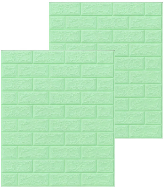 엑스터 입체 폼 3D 벽돌 타일 스티커 2p, Type 4