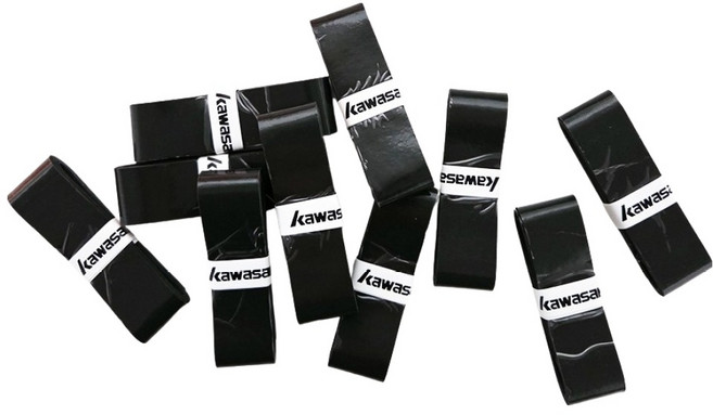 kawasaki 川崎 羽球握把布 ULTRA SOFT 001 10入, 1個, 黑色
