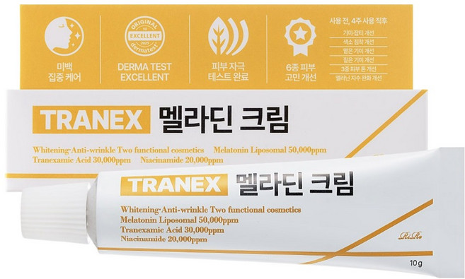 리르 TRANEX 멜라딘 크림, 10g, 1개