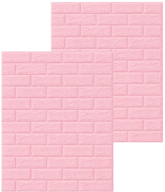 엑스터 입체 폼 3D 벽돌 타일 스티커 2p, Type 5