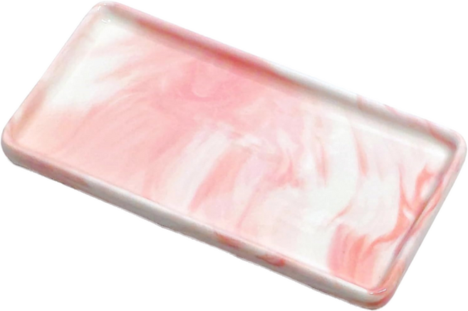 쿠쏘 인테리어 소품 받침 트레이, 핑크