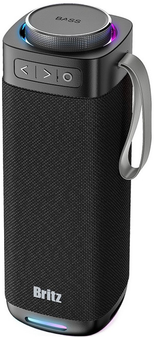 브리츠 포터블 블루투스 스피커, 블랙, BZ-TK7