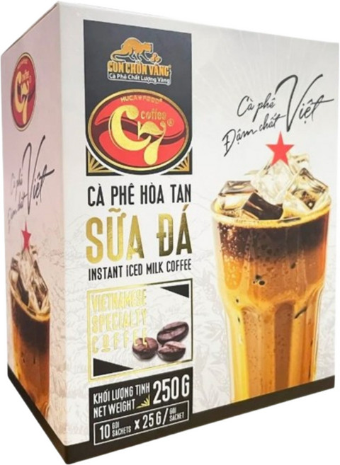 씨세븐 카페 쓰어다 아이스 밀크 커피 믹스, 1개, 10개입, 25g