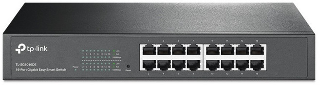 tp-link 16埠 Gigabit 商用簡易智慧型交換器, 1個, TL-SG1016DE v7