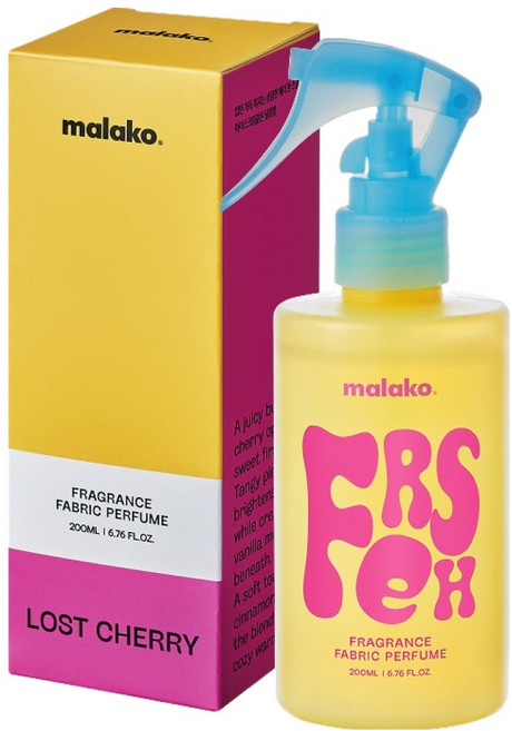 말라코 오 프레쉬 섬유 향수, 1개, 200ml, 로스트 체리