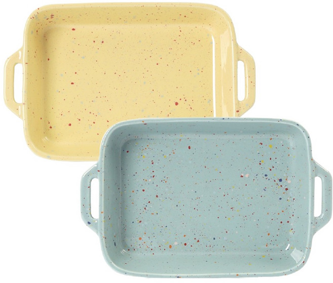 Verona Luce 長方形焗烤盤 2件組