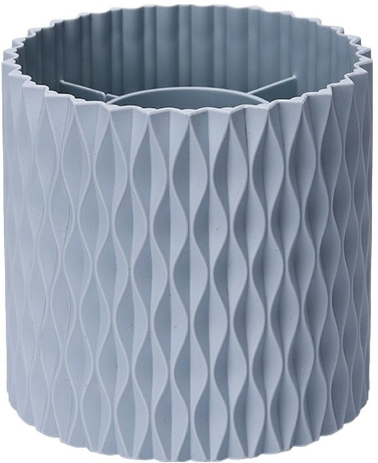 탑피아 감성 회전형 데스크 펜 연필꽂이, 블루, 1개