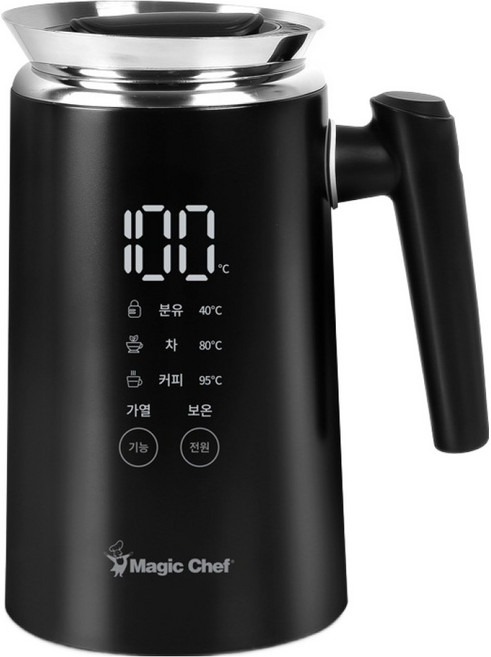 韓國 Magic Chef 顯示螢幕無線電熱水壺 奶粉咖啡壺 700ml, MEK-S700DB