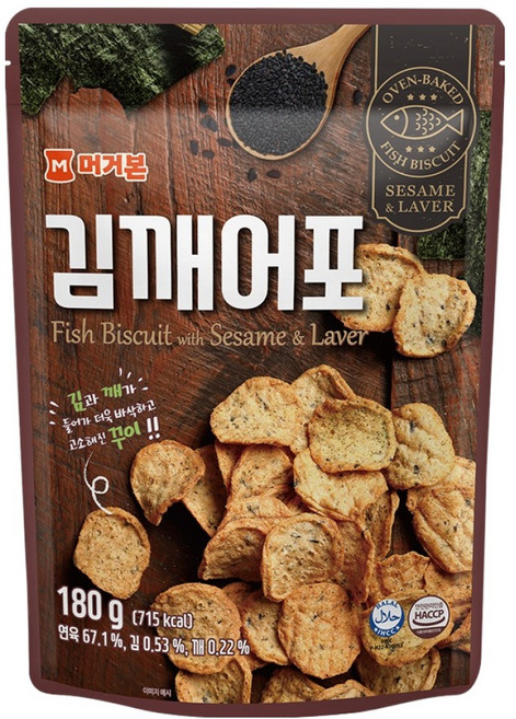 머거본 김깨 어포, 180g, 1개