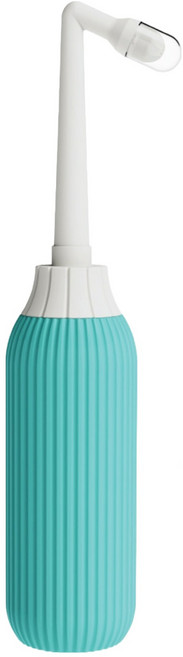 HanilMedical L형 노즐 간편세척 대용량 휴대용 비데 500ml, HL-PB500L(그린), 단순배송상품