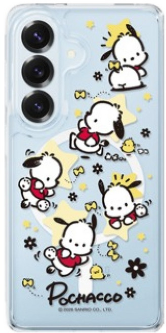 SLBS 패턴 클리어 마그넷 휴대폰 케이스