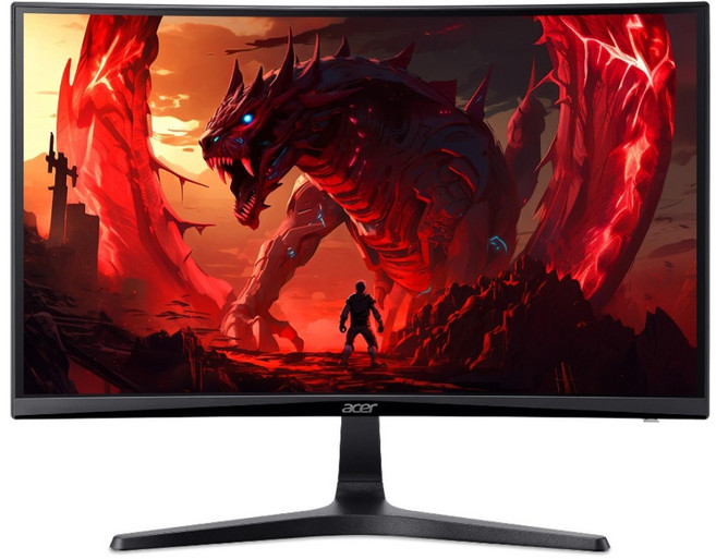 acer 宏碁 Nitro 23.6" 曲面 電競 顯示器 FHD VA 16:9 黑色 ED240Q P0