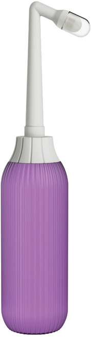HanilMedical L형 노즐 간편세척 대용량 휴대용 비데 500ml, HL-PB500L(퍼플), 단순배송상품