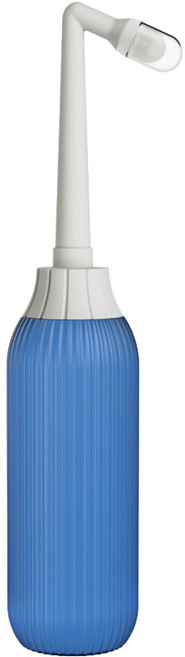 HanilMedical L형 노즐 간편세척 대용량 휴대용 비데 500ml, HL-PB500L(블루), 단순배송상품