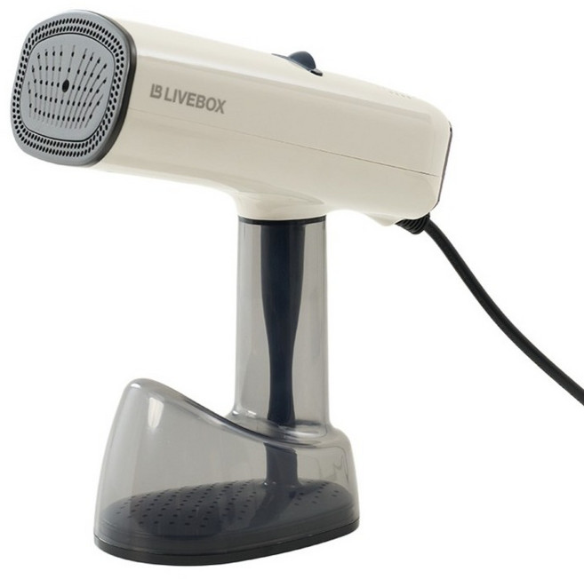 라이브박스 브이스팀 진공 흡착 핸디형 스팀다리미, 화이트, VS2100