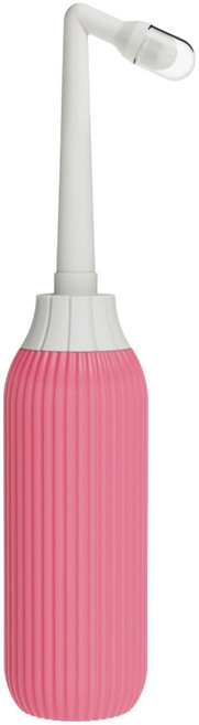 HanilMedical L형 노즐 간편세척 대용량 휴대용 비데 500ml, HL-PB500L(핑크), 단순배송상품