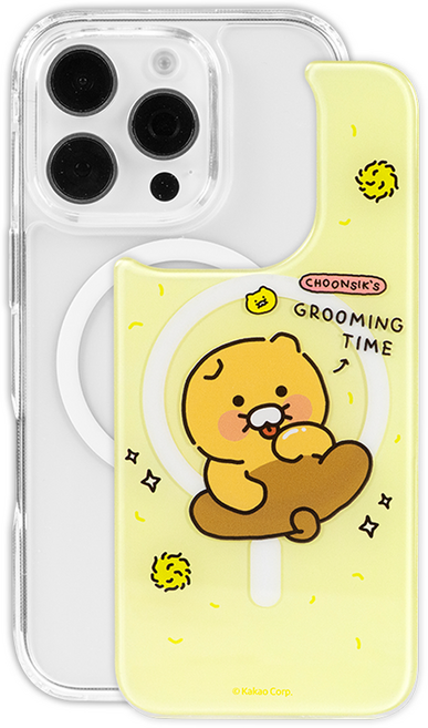카카오프렌즈 춘식이 데일리 퓨어쉴드 맥세이프 휴대폰 케이스