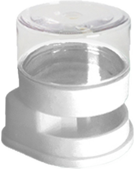 두렙 도마뱀 자동 급수기 소형, 1개, 화이트