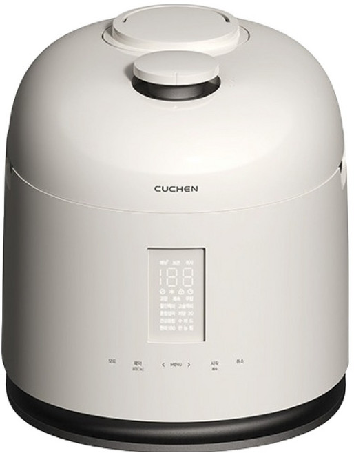 쿠첸 123 듀얼프레셔 IH 전기 압력밥솥 10인용, CRT-VXPD1081KEGW, GLOSSY WHITE