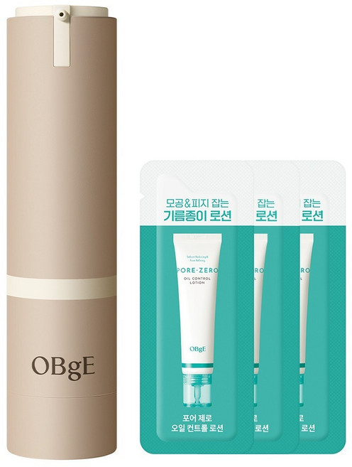 OBge 커버로션 50g + 포어제로 로션 1.5ml x 3p 세트, 1세트