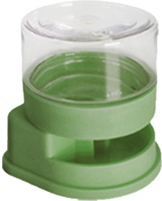 두렙 크레스티드 게코 도마뱀 자동급수기 대형, 1개, 올리브그린