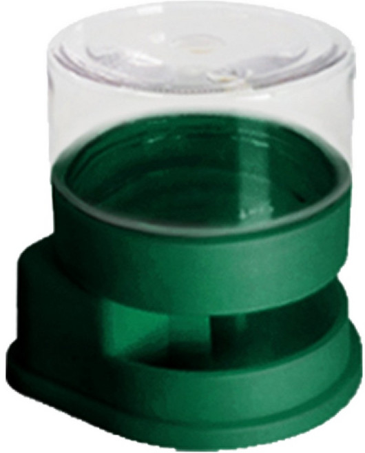 두렙 크레스티드 게코 도마뱀 자동급수기 소형, 1개, 다크그린