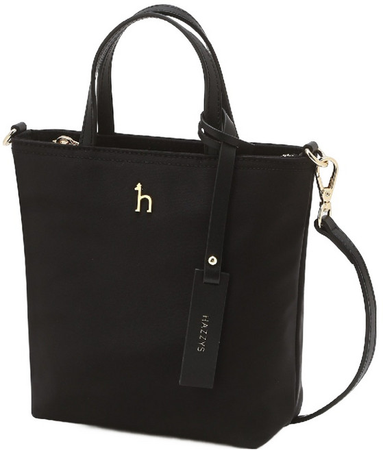 헤지스 여성용 SAVER 나일론 퍼피 로고 스몰 토트 겸 숄더백