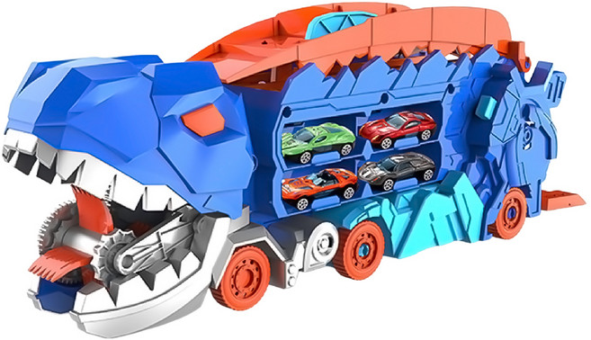 Dinosaur 變形恐龍汽車, 藍色, 1個