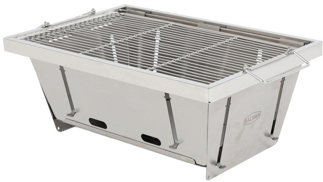 SALVAN IGT 折疊式露營BBQ烤架火爐架, 1個